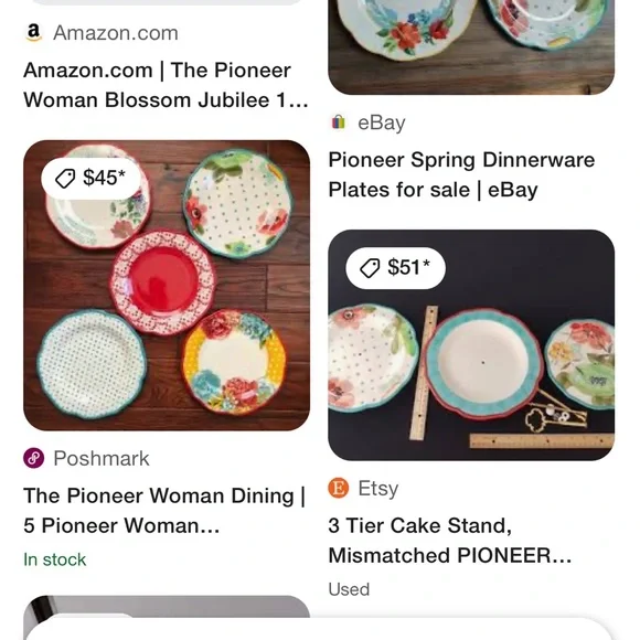 Pioneer Woman# Dinner plates2 appetizer plates and bowl